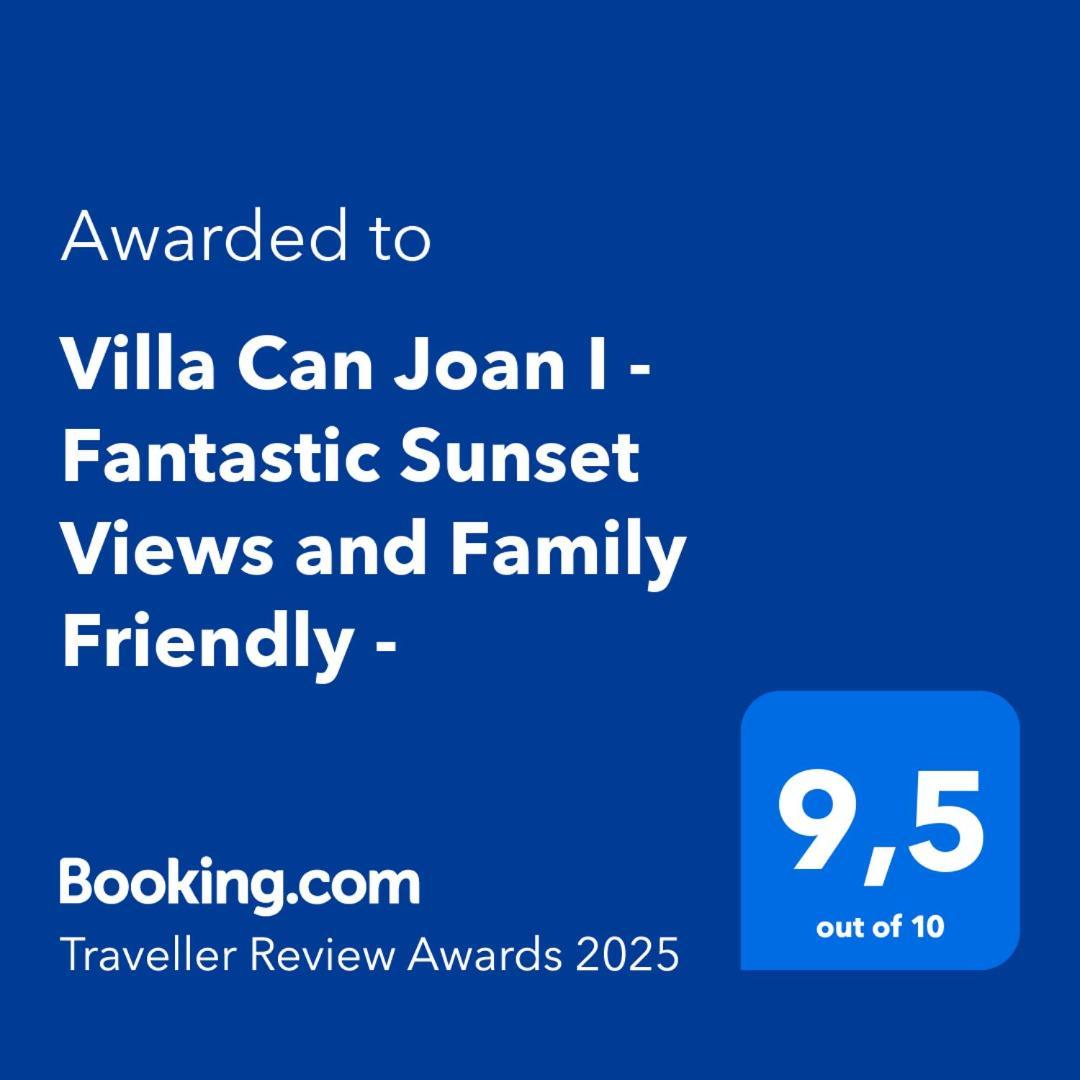 Villa Can Joan I - Fantastic Sunset Views And Family Friendly - San Antonio  Exterior foto